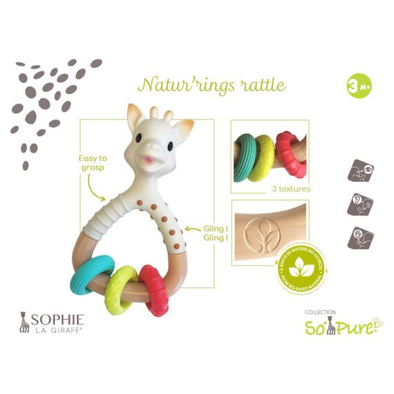 Sophie La Giraffe Φυσική Κουδουνίστρα 220132 - Δώρα στο Oneirokosmos