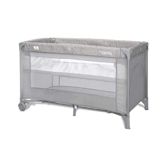 Lorelli  Παρκοκρέβατο  Carina 2 Επιπέδων  Grey Stars 10080672416 - Παρκοκρέβατο στο Oneirokosmos