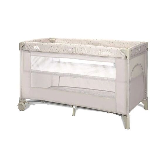 Lorelli  Παρκοκρέβατο  Carina 2 Επιπέδων  Beige Stars 10080672417 - Παρκοκρέβατο στο Oneirokosmos