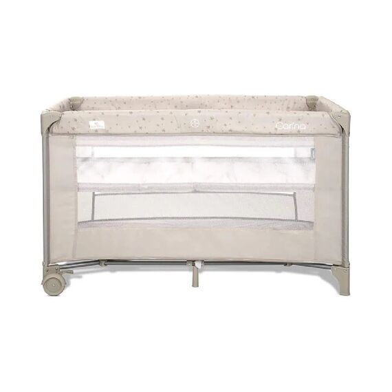 Lorelli  Παρκοκρέβατο  Carina 2 Επιπέδων  Beige Stars 10080672417 - Παρκοκρέβατο στο Oneirokosmos