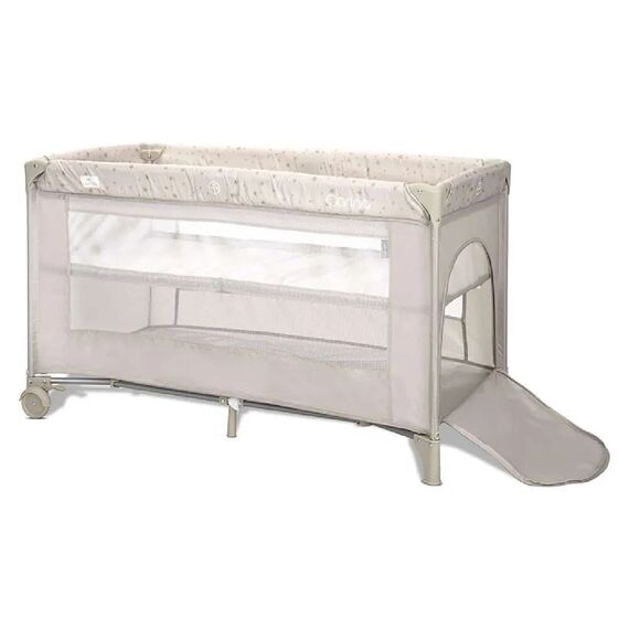 Lorelli  Παρκοκρέβατο  Carina 2 Επιπέδων  Beige Stars 10080672417 - Παρκοκρέβατο στο Oneirokosmos