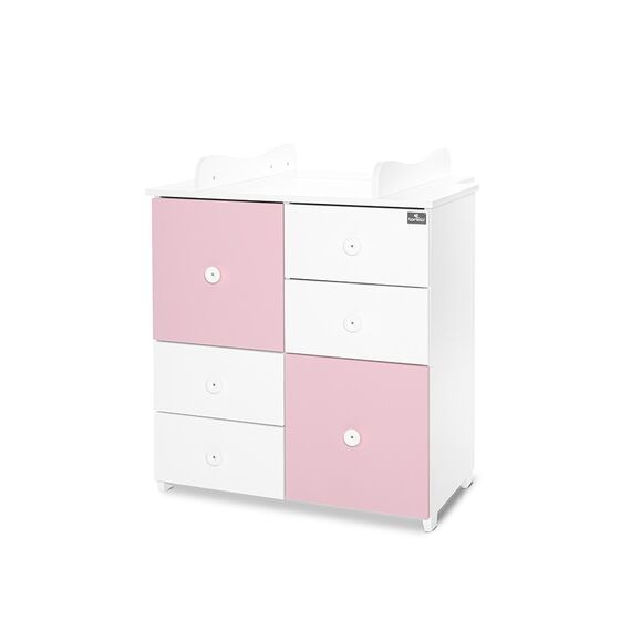 Lorelli Συρταριέρα Αλλαξιέρα  Cupboard 83x71x96cm White & Orchid Pink 10170140038P - Σιφονιέρες - Αλλαξιέρες στο Oneirokosmos