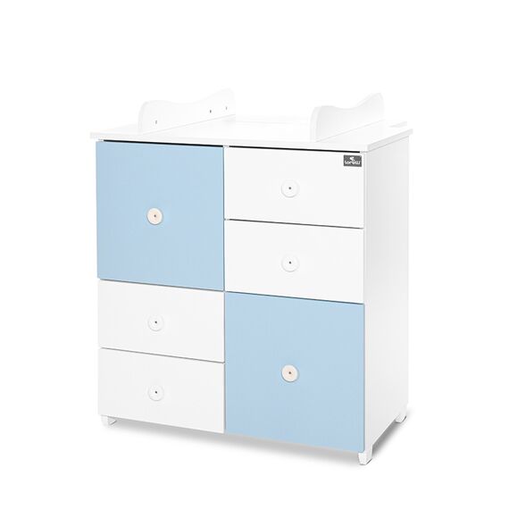 Lorelli Συρταριέρα Αλλαξιέρα  Cupboard 83x71x96cm White & Baby Blue 10170140039P - Σιφονιέρες - Αλλαξιέρες στο Oneirokosmos