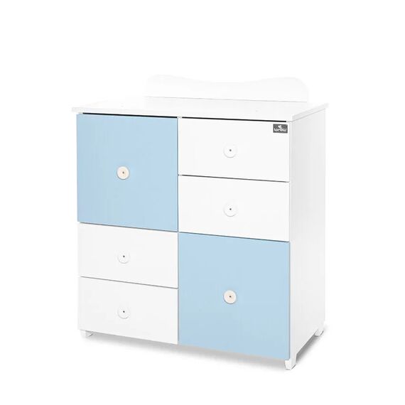 Lorelli Συρταριέρα Αλλαξιέρα  Cupboard 83x71x96cm White & Baby Blue 10170140039P - Σιφονιέρες - Αλλαξιέρες στο Oneirokosmos