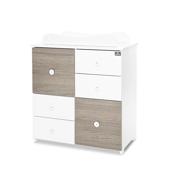 Lorelli Συρταριέρα Αλλαξιέρα  Cupboard 83x71x96cm White & Coffee 10170140042P - Σιφονιέρες - Αλλαξιέρες στο Oneirokosmos