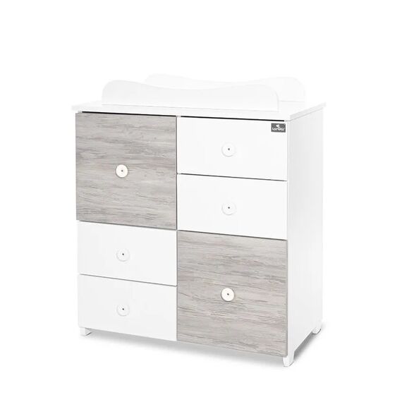 Lorelli Συρταριέρα Αλλαξιέρα  Cupboard 83x71x96cm White & Artwood 10170140043P - Σιφονιέρες - Αλλαξιέρες στο Oneirokosmos