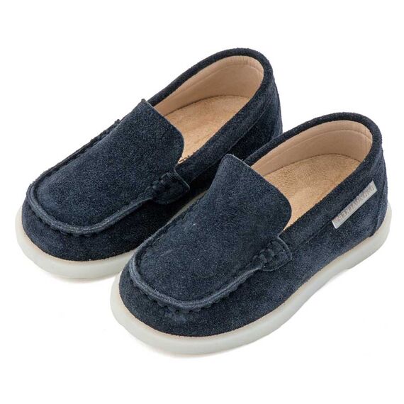 Babywalker Καστόρινο Loafer BW4313 Μπλε - Βαπτιστικό Παπούτσι για Αγόρι στο Oneirokosmos