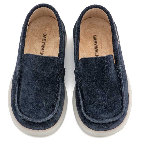 Babywalker Καστόρινο Loafer BW4313 Μπλε - Βαπτιστικό Παπούτσι για Αγόρι στο Oneirokosmos