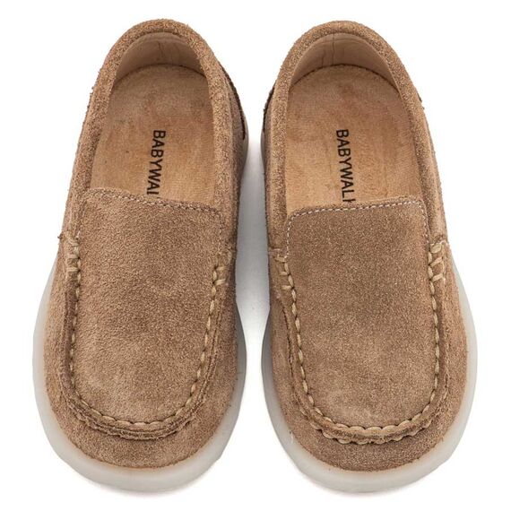 Babywalker Καστόρινο Loafer BW4313 Πούρο - Βαπτιστικό Παπούτσι για Αγόρι στο Oneirokosmos