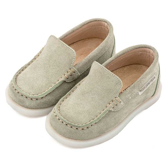 Babywalker Καστόρινο Loafer BW4313 Μέντα - Βαπτιστικό Παπούτσι για Αγόρι στο Oneirokosmos