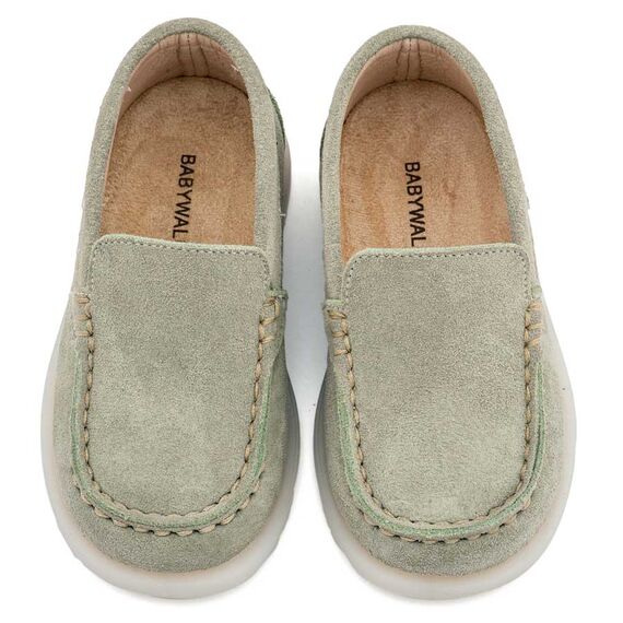 Babywalker Καστόρινο Loafer BW4313 Μέντα - Βαπτιστικό Παπούτσι για Αγόρι στο Oneirokosmos