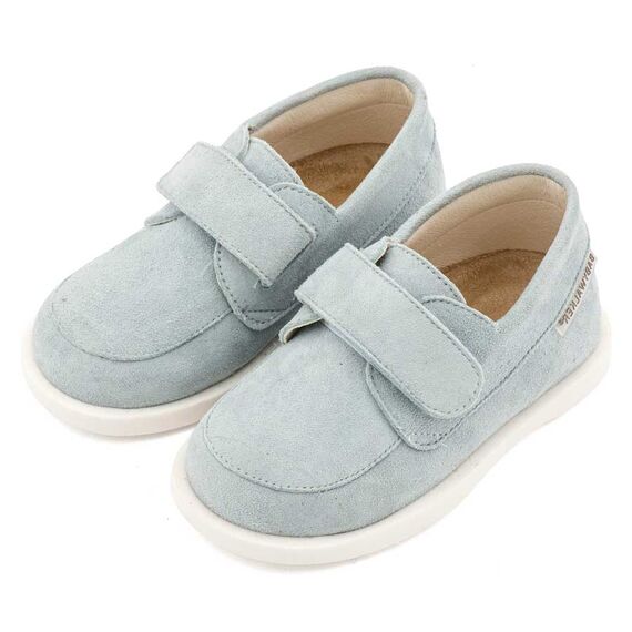 Babywalker Καστόρινο Μοκασίνι BW4314 Μίνεραλ - Βαπτιστικό Παπούτσι για Αγόρι στο Oneirokosmos