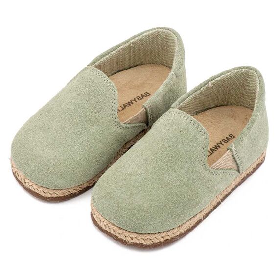 Babywalker Καστόρινες Εσπαντρίγες BW4318 Μέντα - Βαπτιστικό Παπούτσι για Αγόρι στο Oneirokosmos