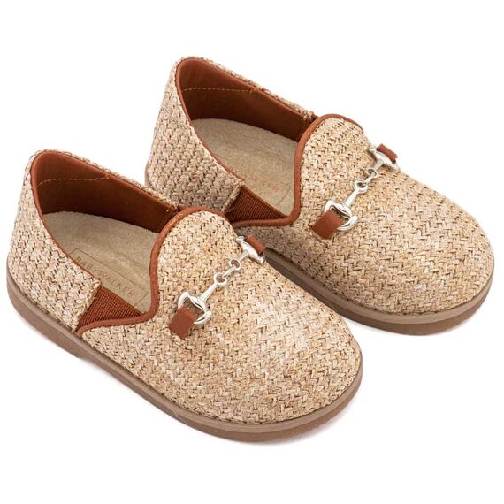 Babywalker Loafers EXC5311 Μπεζ Ταμπά - Βαπτιστικό Παπούτσι για Αγόρι στο Oneirokosmos