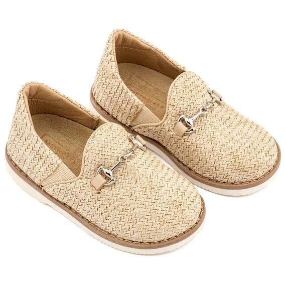Babywalker Loafers EXC5311 Μπεζ - Βαπτιστικό Παπούτσι για Αγόρι στο Oneirokosmos