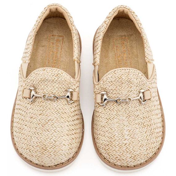 Babywalker Loafers EXC5311 Μπεζ - Βαπτιστικό Παπούτσι για Αγόρι στο Oneirokosmos