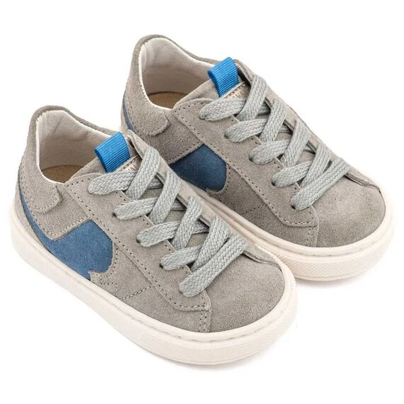 Babywalker Δίχρωμο Sneaker Δετό EXC8002 Γκρι Μπλε Ρουά - Βαπτιστικό Παπούτσι για Αγόρι στο Oneirokosmos