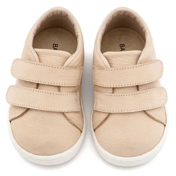 Babywalker Sneakers Διπλή Μπαρέτα Χρατς PRI2090 Μπεζ - Βαπτιστικό Παπούτσι για Αγόρι στο Oneirokosmos
