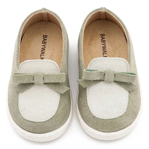 Babywalker Loafer με Φιογκάκι  PRI2127 Μέντα - Βαπτιστικό Παπούτσι για Αγόρι στο Oneirokosmos