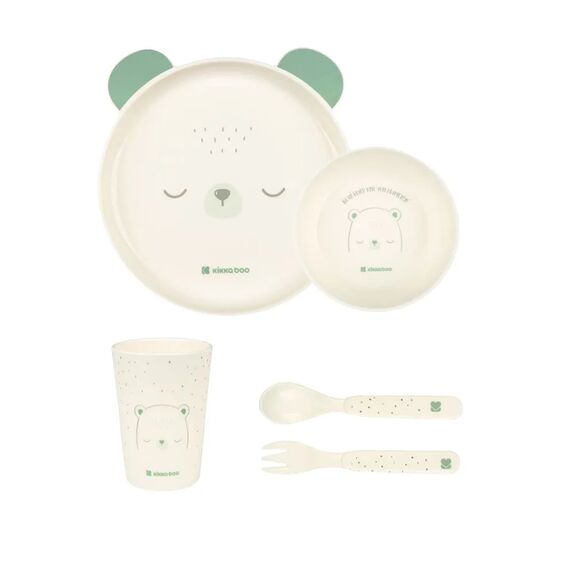 Kikka Boo Σετ Φαγητού Bear with Me Mint 31302040135 - Σετ Φαγητού, Μπολάκια, Πιατάκια Φαγητού στο Oneirokosmos