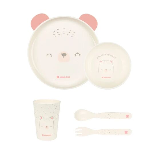 Kikka Boo Σετ Φαγητού Bear with Me Pink 31302040134 - Σετ Φαγητού, Μπολάκια, Πιατάκια Φαγητού στο Oneirokosmos