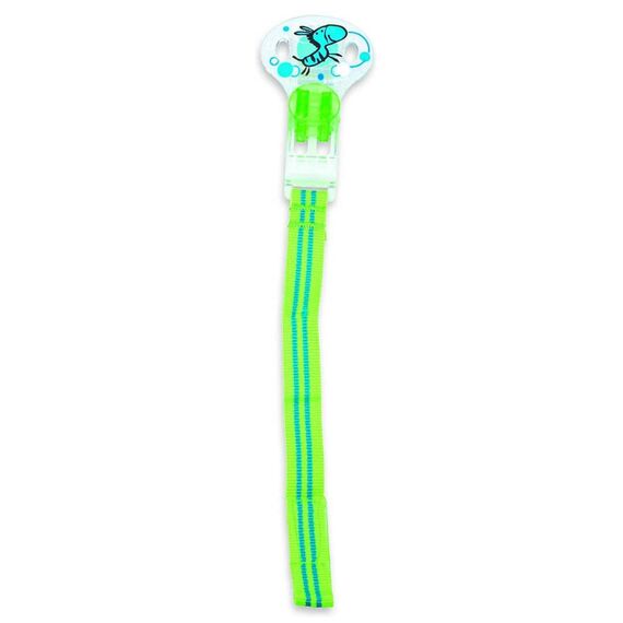 Nuby Αλυσίδα Πιπίλας με Velcro Green 5799 - Πιπίλες στο Oneirokosmos
