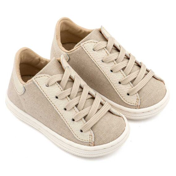 Babywalker Δετά Ημίμποτα BS3093 Μπεζ - Βαπτιστικό Παπούτσι για Αγόρι στο Oneirokosmos