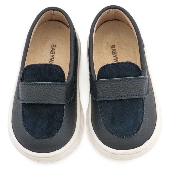 Babywalker Loafers BS3094 Μπλε - Βαπτιστικό Παπούτσι για Αγόρι στο Oneirokosmos