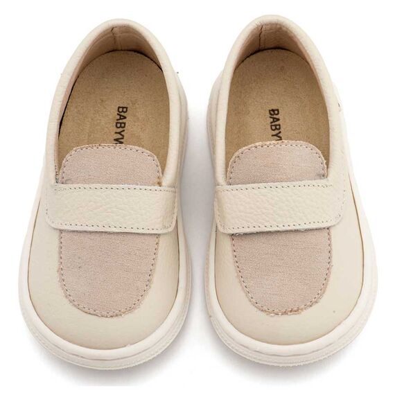 Babywalker Loafers BS3094 Εκρού - Βαπτιστικό Παπούτσι για Αγόρι στο Oneirokosmos