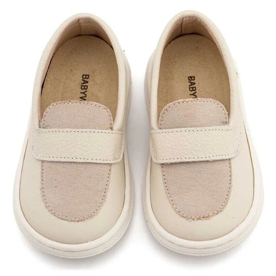 Babywalker Loafers BS3094 Εκρού - Βαπτιστικό Παπούτσι για Αγόρι στο Oneirokosmos