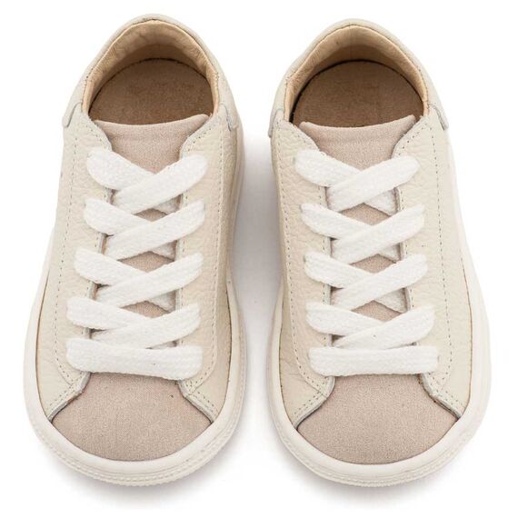 Babywalker Δετά Σνίκερς BS3097 Εκρού - Βαπτιστικό Παπούτσι για Αγόρι στο Oneirokosmos