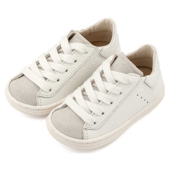 Babywalker Δετά Σνίκερς BS3097 Λευκό - Βαπτιστικό Παπούτσι για Αγόρι στο Oneirokosmos