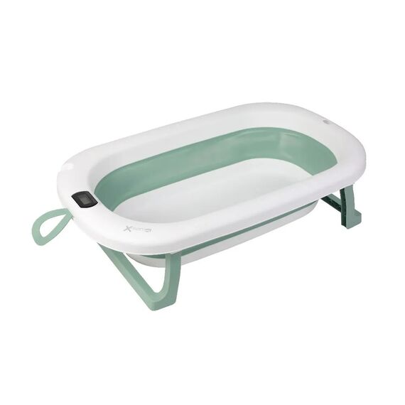 X-Treme Baby Πτυσσόμενο Μπάνιο με Θερμόμετρο Green XT319 - Μπανάκια στο Oneirokosmos