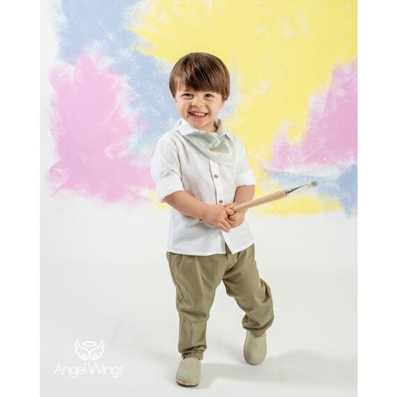 Angel Wings Βαπτιστικό Ρούχο για Αγόρι  Oliver Σχέδιο 215 - Ρούχα Βάπτισης για Αγόρι στο Oneirokosmos