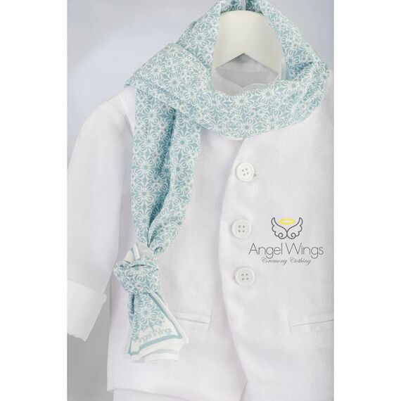 Angel Wings Βαπτιστικό Ρούχο για Αγόρι  William Σχέδιο 326 - Ρούχα Βάπτισης για Αγόρι στο Oneirokosmos