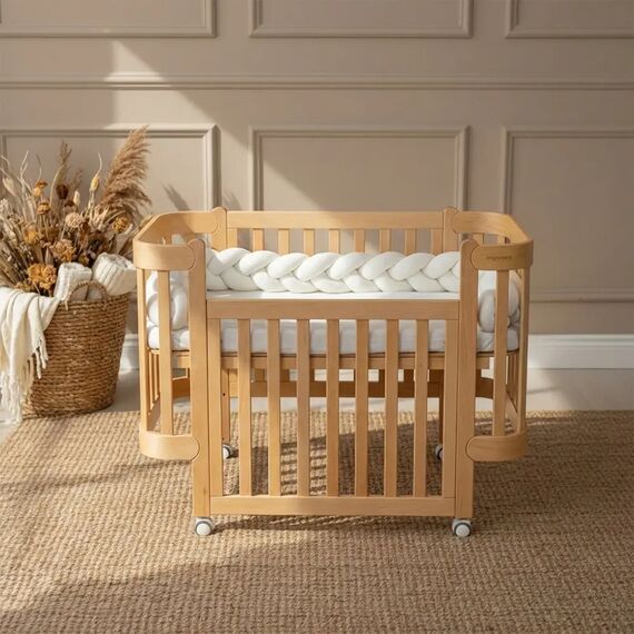 IngVart Βρεφική Κούνια Anti-Reflux Nika Φυσικό Ξύλο για Στρώμα 60Χ94cm - Βρεφικά Κρεβάτια Μετατρεπόμενα σε Προεφηβικά στο Oneirokosmos