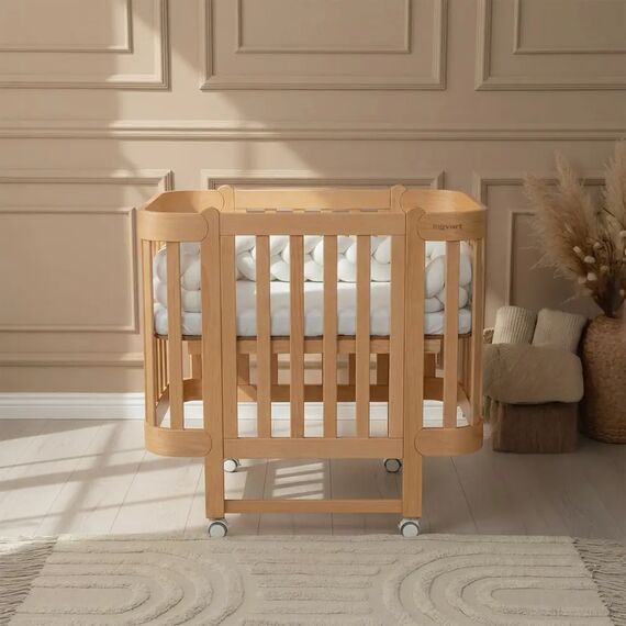 IngVart Βρεφική Κούνια Anti-Reflux Nika Φυσικό Ξύλο για Στρώμα 60Χ94cm - Βρεφικά Κρεβάτια Μετατρεπόμενα σε Προεφηβικά στο Oneirokosmos