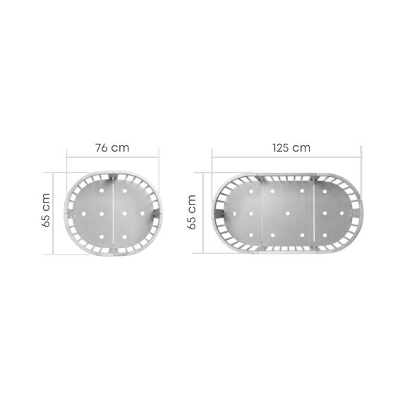 IngVart Κούνια Smart Bed Oval 9 σε 1 Γκρι - Βρεφικά Κρεβάτια Μετατρεπόμενα σε Προεφηβικά στο Oneirokosmos