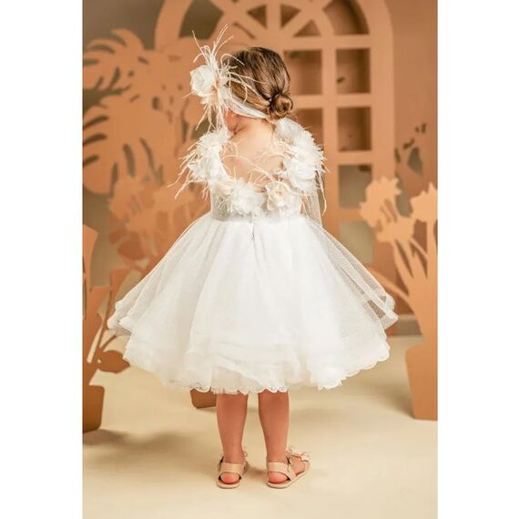 Baby Bloom Φόρεμα Βάπτισης 126.108.7980 - Ρούχα Βάπτισης για Κορίτσι στο Oneirokosmos