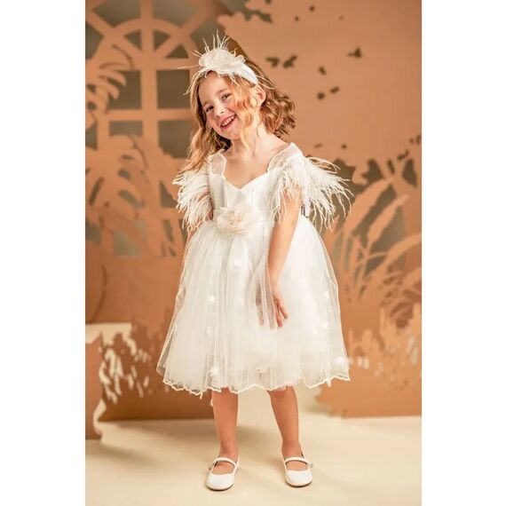 Baby Bloom Φόρεμα Βάπτισης 126.105.5590 - Ρούχα Βάπτισης για Κορίτσι στο Oneirokosmos