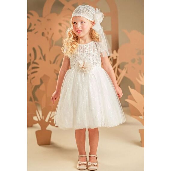 Baby Bloom Φόρεμα Βάπτισης 126.107.7580 - Ρούχα Βάπτισης για Κορίτσι στο Oneirokosmos
