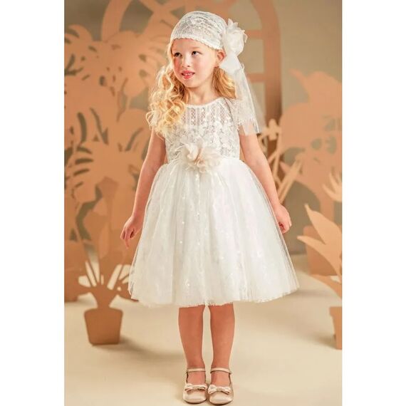 Baby Bloom Φόρεμα Βάπτισης 126.107.7580 - Ρούχα Βάπτισης για Κορίτσι στο Oneirokosmos