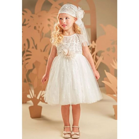 Baby Bloom Φόρεμα Βάπτισης 126.107.7580 - Ρούχα Βάπτισης για Κορίτσι στο Oneirokosmos