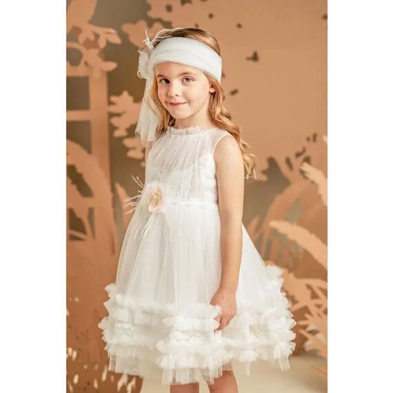 Baby Bloom Φόρεμα Βάπτισης 126.110.5980 - Ρούχα Βάπτισης για Κορίτσι στο Oneirokosmos