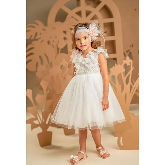 Baby Bloom Φόρεμα Βάπτισης 126.111.7580 - Ρούχα Βάπτισης για Κορίτσι στο Oneirokosmos