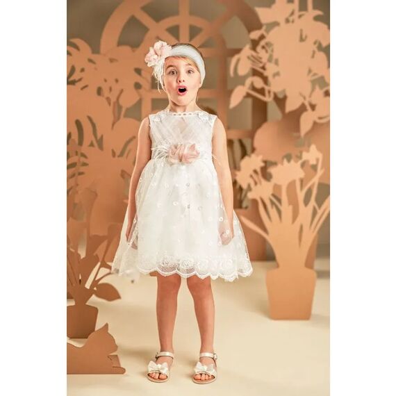 Baby Bloom Φόρεμα Βάπτισης 126.112.6980 - Ρούχα Βάπτισης για Κορίτσι στο Oneirokosmos