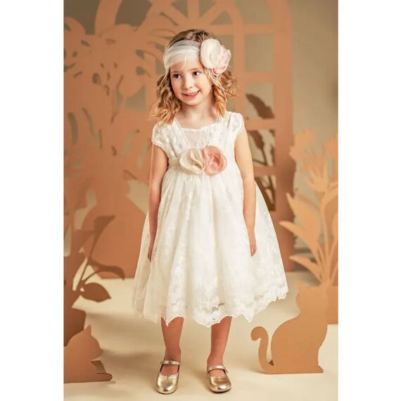 Baby Bloom Φόρεμα Βάπτισης 126.114.6980 - Ρούχα Βάπτισης για Κορίτσι στο Oneirokosmos