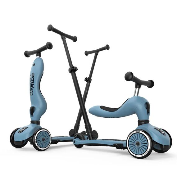 Scoot And Ride Πατίνι Highway Kick 1 Push and Go Steel - Πατίνια & Κράνη στο Oneirokosmos