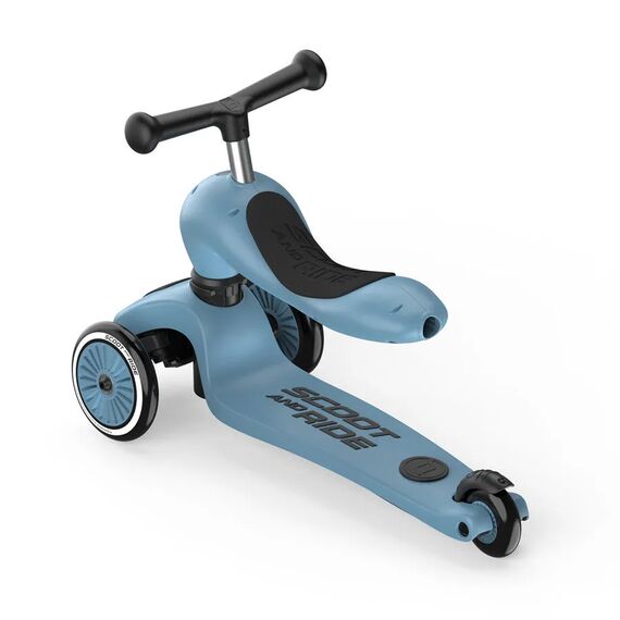 Scoot And Ride Πατίνι Highway Kick 1 Push and Go Steel - Πατίνια & Κράνη στο Oneirokosmos
