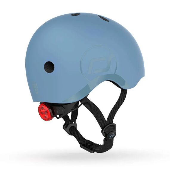Scoot And Ride Παιδικό Κράνος Steel S-M (51-55cm) 96369 - Πατίνια & Κράνη στο Oneirokosmos